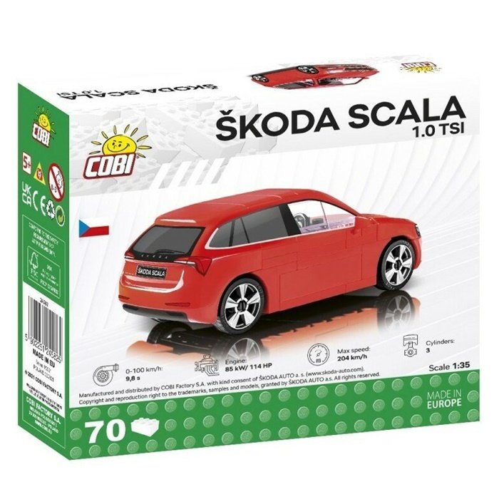 Cobi 24582 Škoda Scala 1,0 TSI, 70 ks