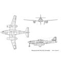 Cobi 5721 Small Army Messerschmitt ME 262A-1A, 390k+1f