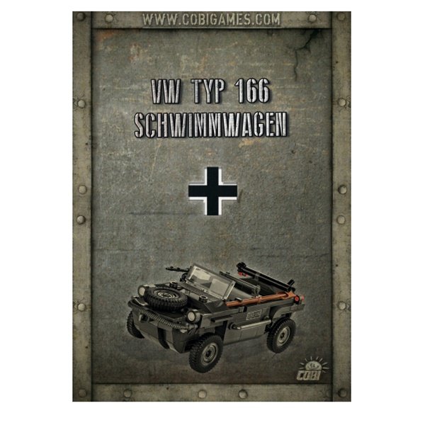 Cobi 2403 VW Schwimmwagen typ 166, 200k + 1f