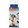 Faber Castell Popisovače univerzálne metalické, 12 ks