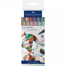 Faber Castell Popisovače univerzálne metalické, 12 ks