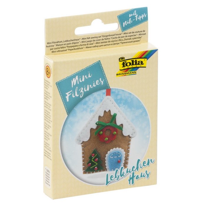 Folia Šijeme z filcu - Perníkový domček