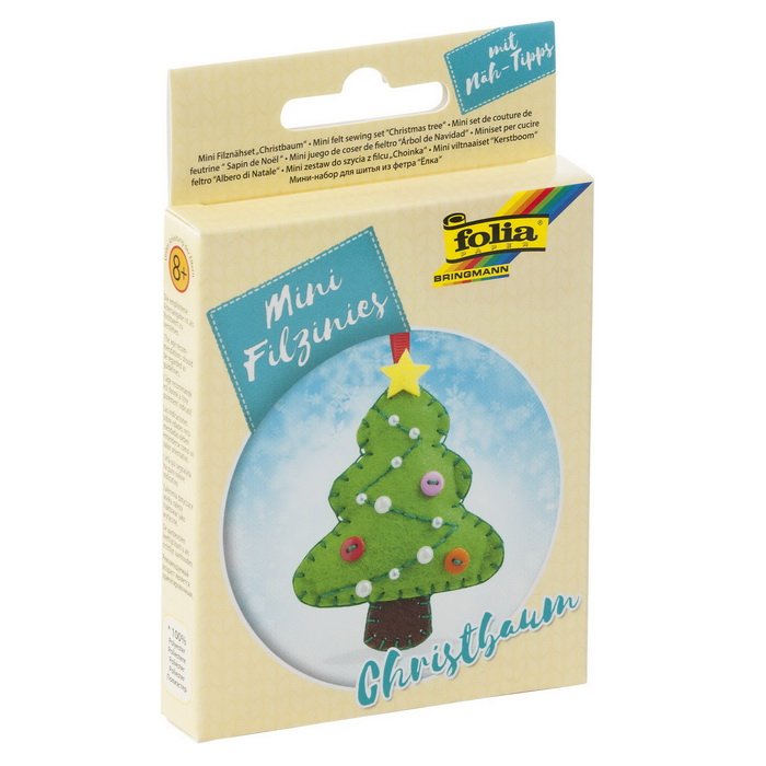 Folia Šijeme z filcu - Vianočný stromček