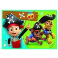 Trefl Puzzle Labková patrola 4v1