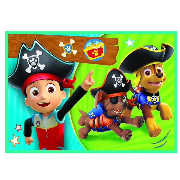 Trefl Puzzle Labková patrola 4v1