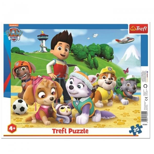 Trefl Puzzle Labková patrola na stope, 25 dielikov