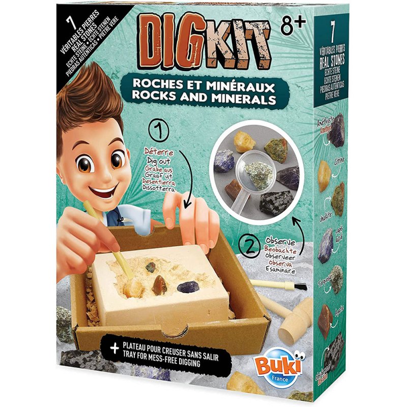 Buki Vykopávka Minerály