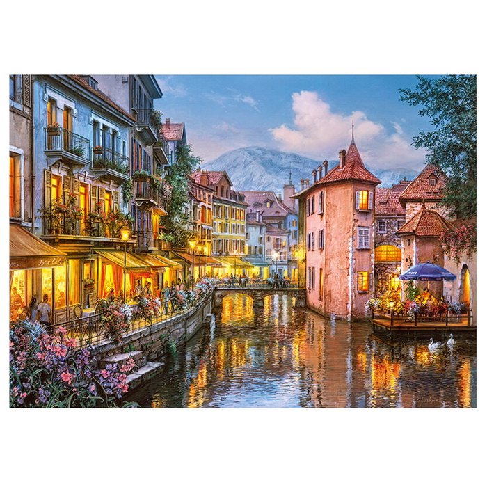 Cherry Pazzi Puzzle Večer v Annecy, 1000 dielikov