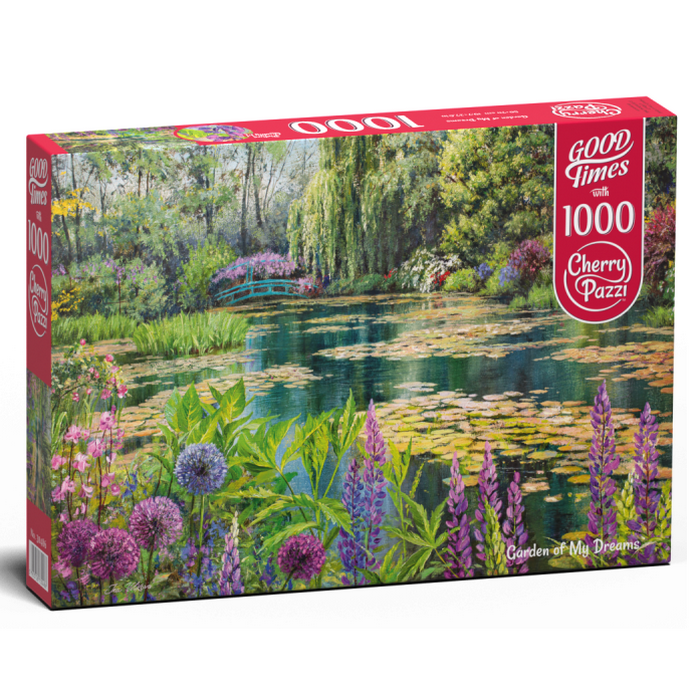 Cherry Pazzi Puzzle Vysnívaná záhrada, 1000 dielikov