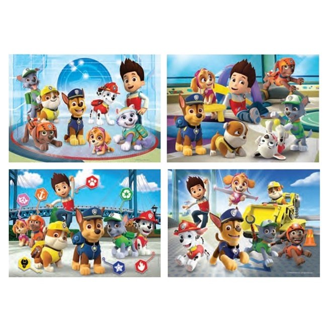 Clementoni Puzzle 4v1 Labková patrola