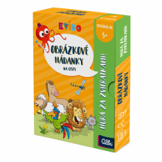 Kvído - obrázkové hádanky Hurá za zvieratkami, 3+