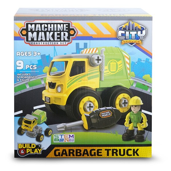 Machine Maker Postav svoje Smetiarské auto