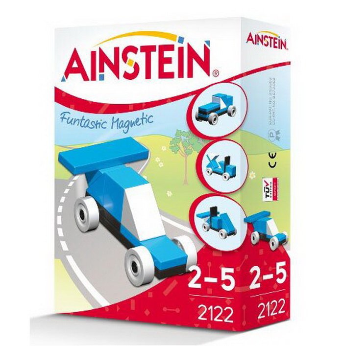 Ainstein Magnetická stavebnica Mini Racer, 8 dielikov
