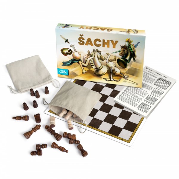 Albi Šachy drevené