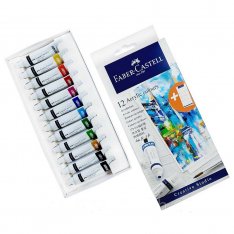 Faber Castell Akrylové farby v tube, 12 x 20 ml
