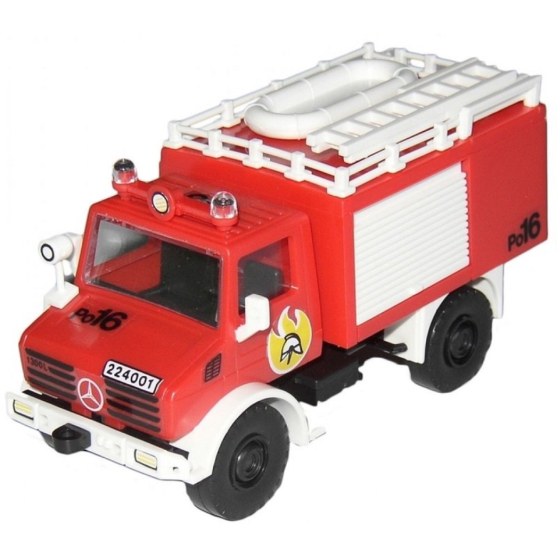 Model HASIČI lesný špeciál Mercedes Unimog U1300 L