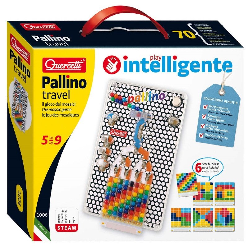 Quercetti Pallino travel mozaiková a programovacia hra