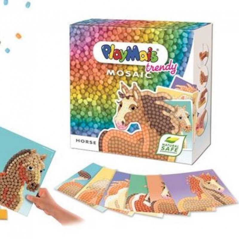 Playmais MOZAIKA Trendy Kone, 3000 dielikov