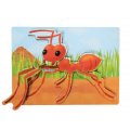 Insect Lore Drevené puzzle Mravec, 7 dielikov