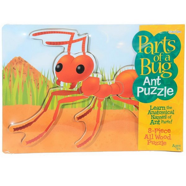 Insect Lore Drevené puzzle Mravec, 7 dielikov