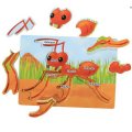 Insect Lore Drevené puzzle Mravec, 7 dielikov