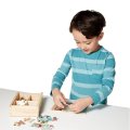 Melissa & Doug Drevené puzzle Dopravné prostriedky, 4v1