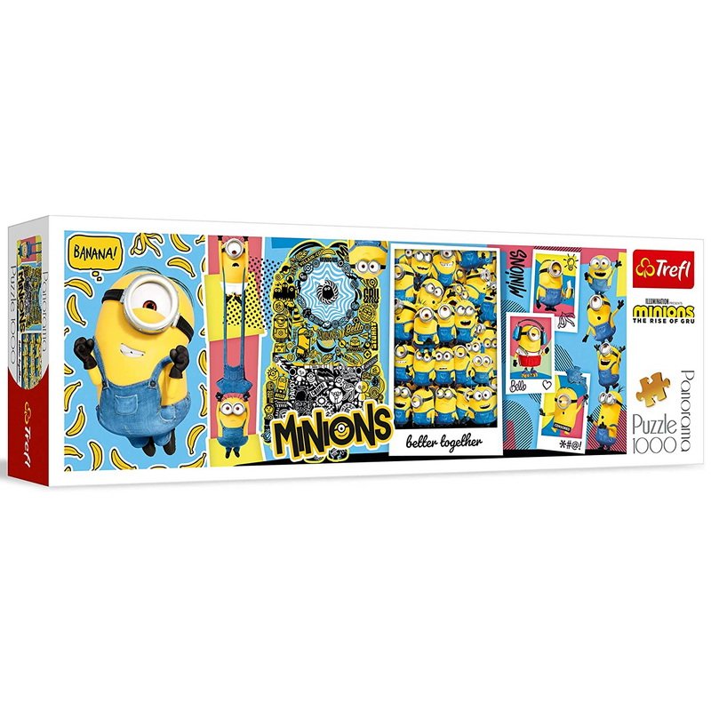 Trefl Puzzle Mimoni - panoráma, 1000 dielikov