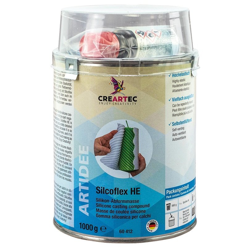 Creartec Silikonová kaučuková hmota Silcoflex HE
