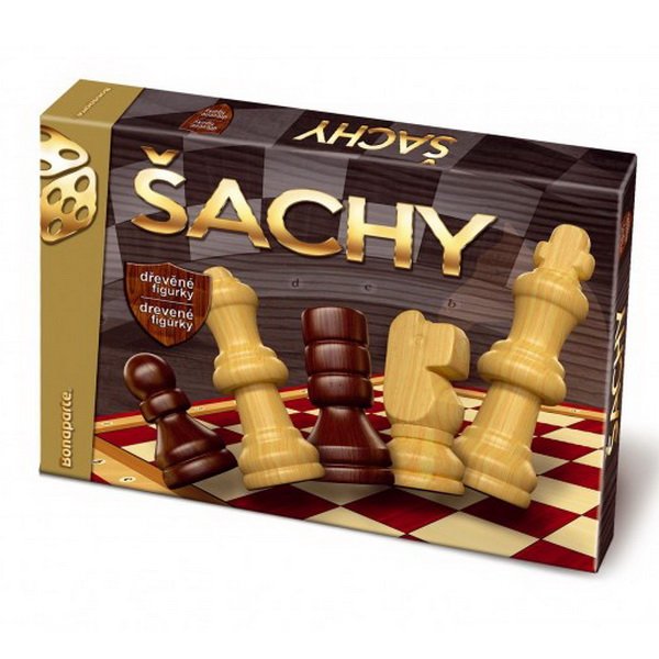 Bonaparte Šach s drevenými figúrkami