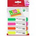 Faber Castell Popisovače na textil NEON, 4 ks
