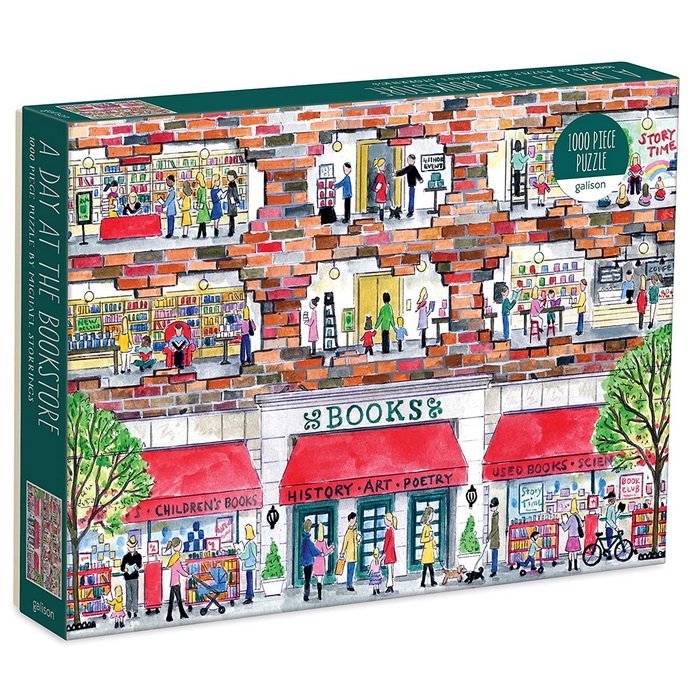 Galison Puzzle Deň v kníhkupectve, 1000 ks