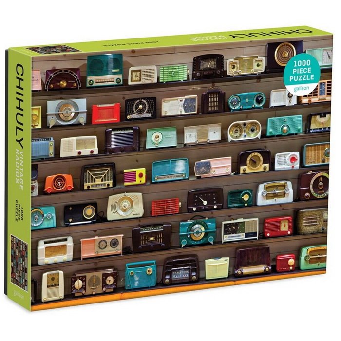 Galison Puzzle Vintage rádia, 1000 ks
