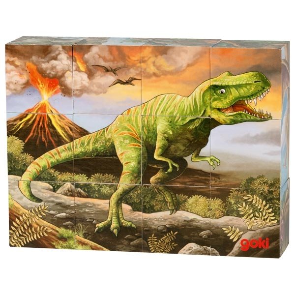 Goki Kubus Dinosaury, 4x3