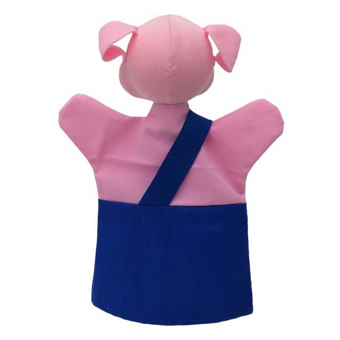 Maňuška klasická Prasiatko modré, 26 cm