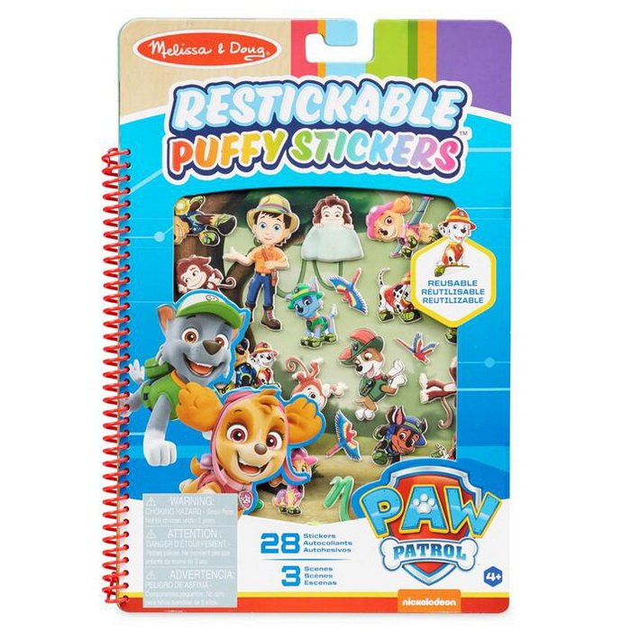 Melissa & Doug - Kniha s puffy samolepkami - LP Džungľa