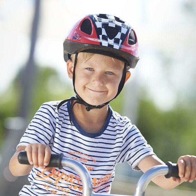 Detská cyklistická prilba pre dopravné ihrisko, 3-6 rokov