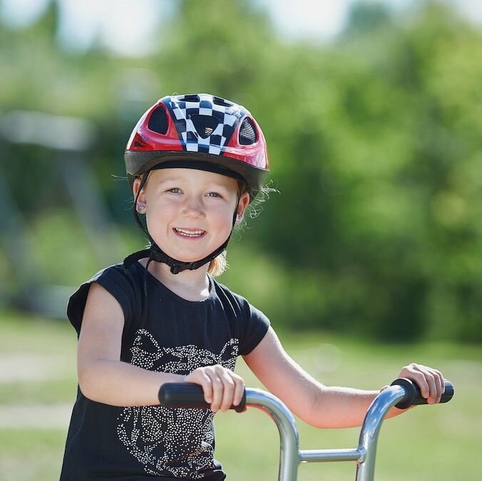 Detská cyklistická prilba pre dopravné ihrisko, 3-6 rokov