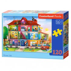 Castorland Puzzle Život v dome, 120 dielikov
