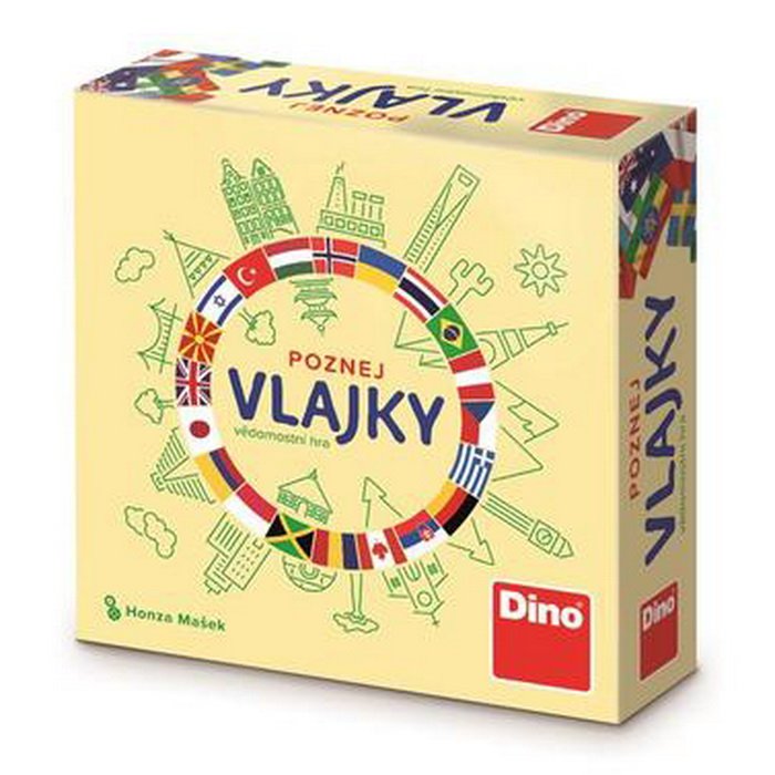 Dino Poznaj vlajky, cestovná hra