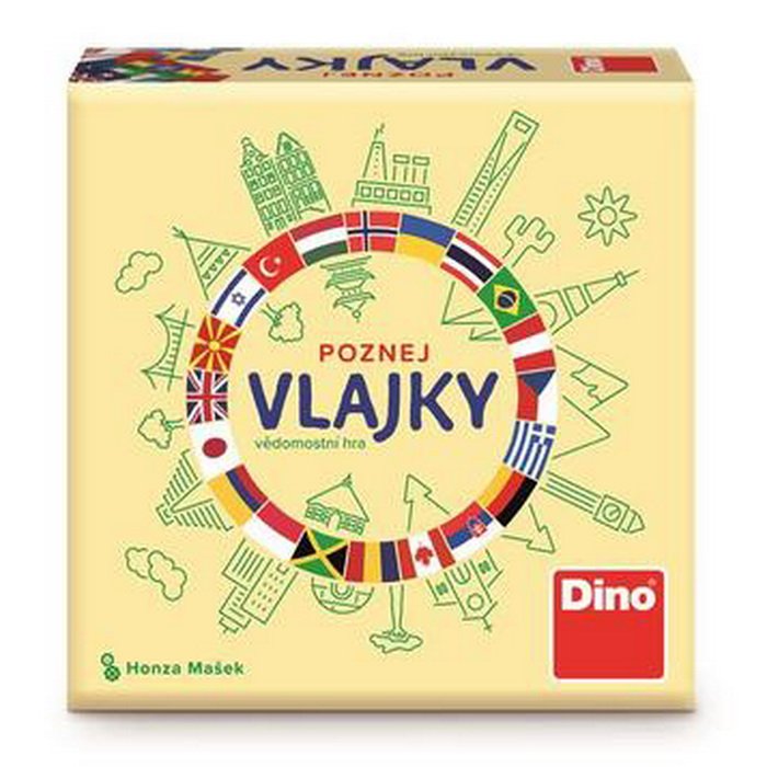 Dino Poznaj vlajky, cestovná hra