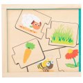 Small Foot Puzzle Čím sa živia
