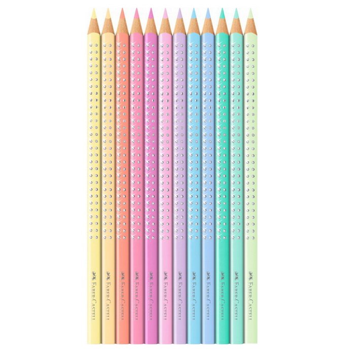 Faber Castell Pastelky Sparkle, darčekový set 12 ks