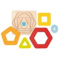 Goki Puzzle viacvrstvové Tvary, 5 dielikov