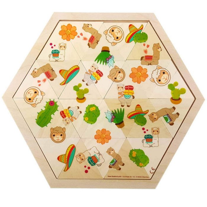 Hess Mozaikové puzzle Lama, 24 dielikov