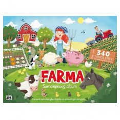 Album adhéznych nálepiek - Farma, 340+ ks