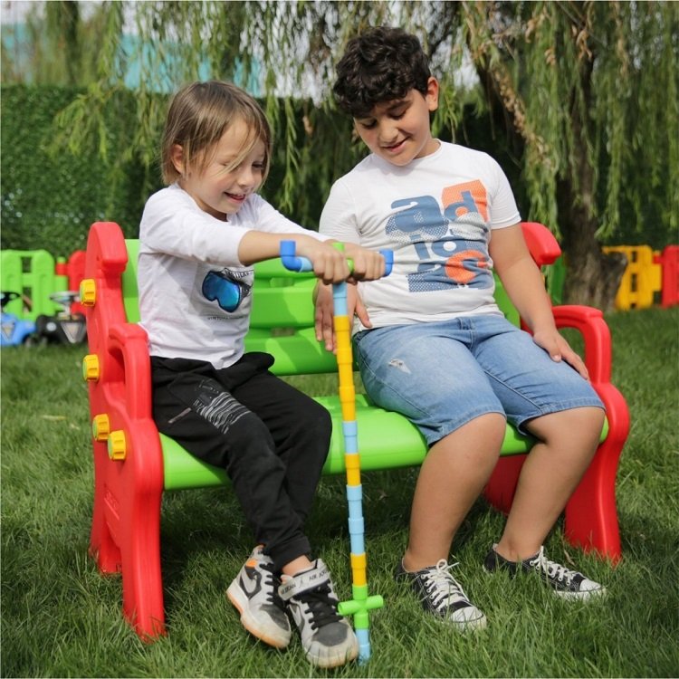 LAP Parková plastová lavička, 105 cm
