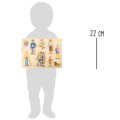 Small Foot Drevené puzzle Rodina, 9 dielikov