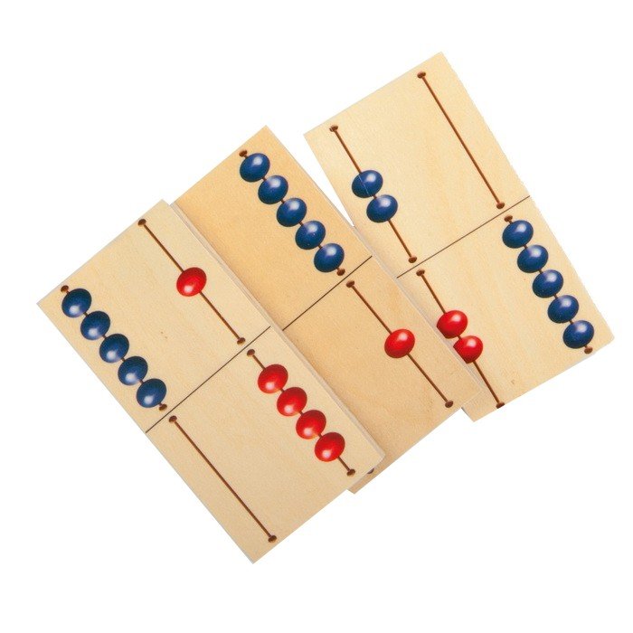 Školské domino Počítame do desať, 36 kariet