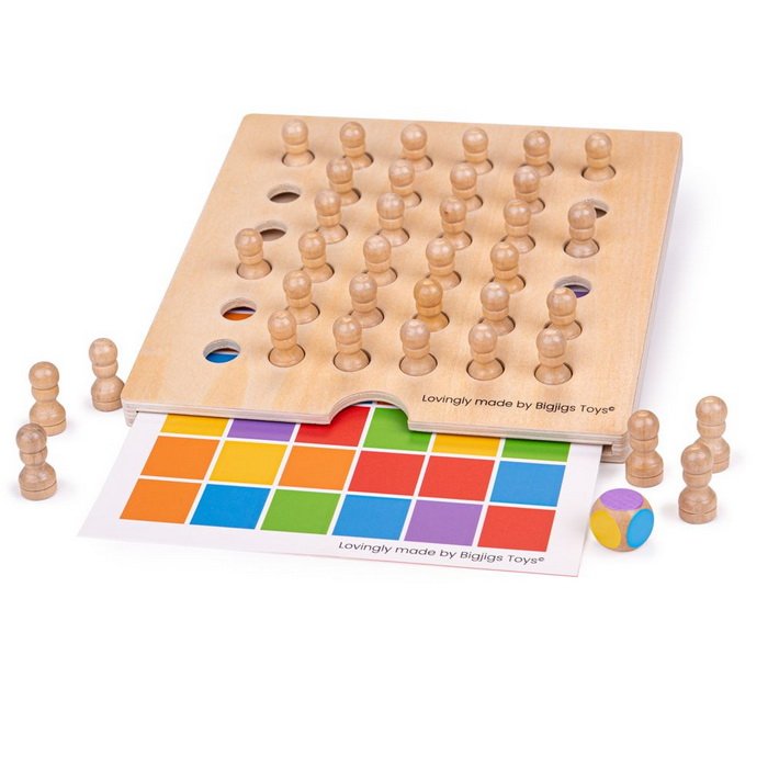 Bigjigs Toys Pamäťová hra Rozpoznávanie farieb