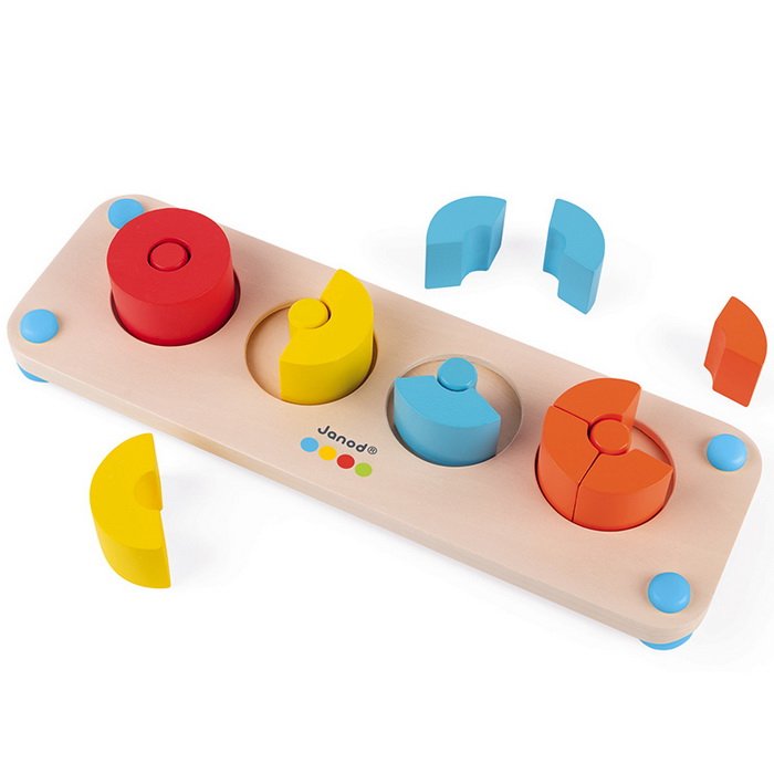 Janod Zlomky na doske - séria Montessori